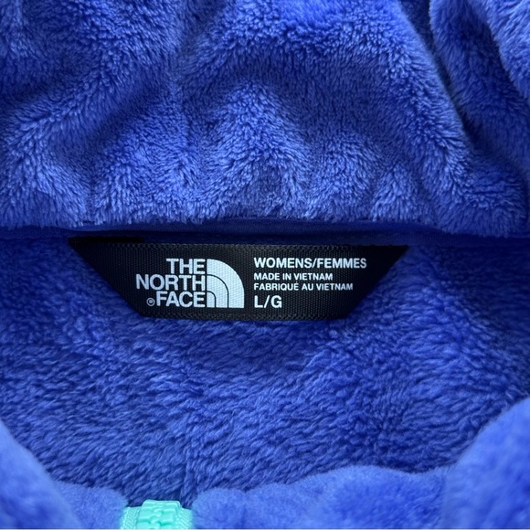 The North Face Fleece Jacket Periwinkle Blue Women Sz Large - Picture 3 of 6